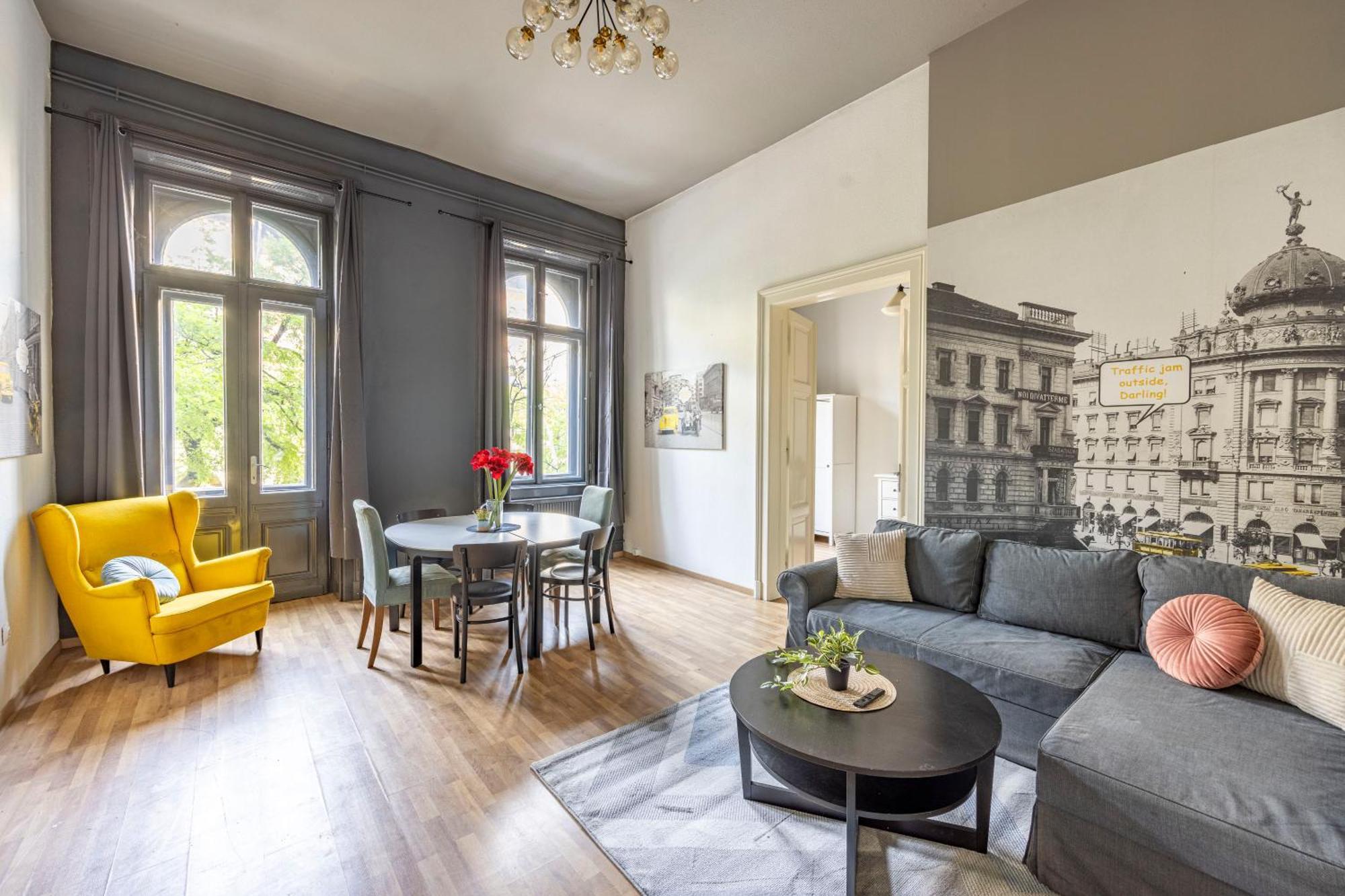Cozy & Nostalgic Budapest Style Apartment In The Center Kültér fotó